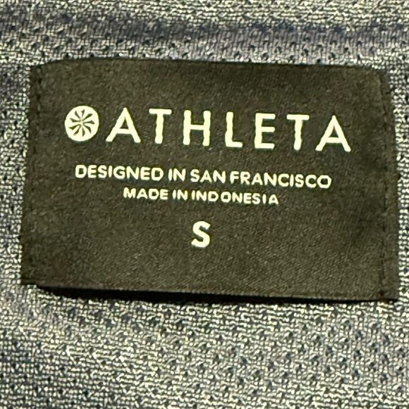 Athleta Brooklyn Womens Leopard Medieval Violet Full Zip Jacket/Sweatshirt Small - Picture 8 of 9